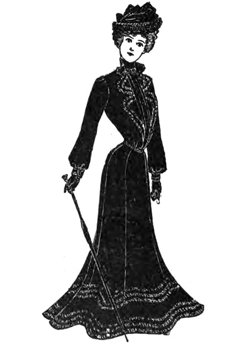 Mourning Dress for Women - 1902