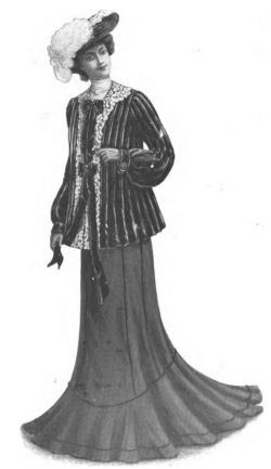 Figure 111 G: Ladies' Coat and Skirt.
