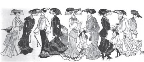 Womens Fashions Of Today - Circa June 1903