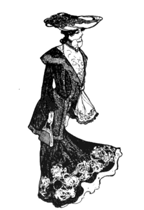 Muslin Dress Fashions of London - June 1903