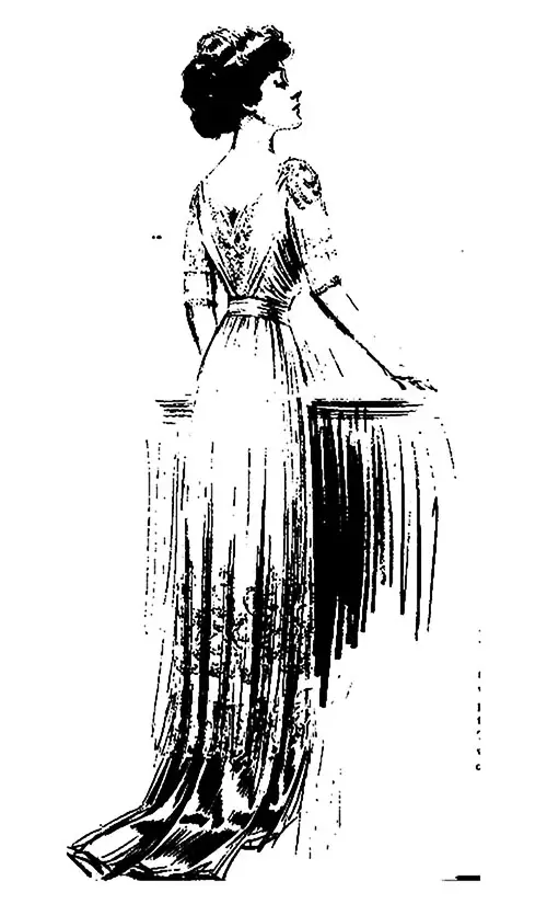 Complex Character of Chiffon Wraps and Dresses - 1910