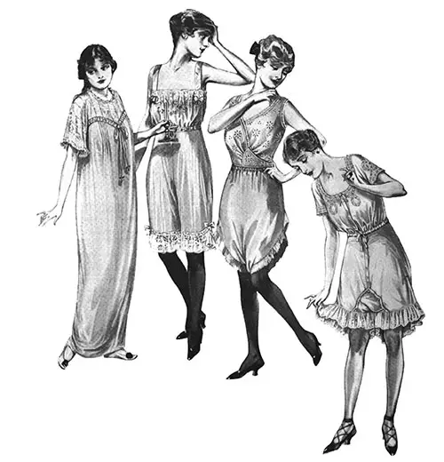Styles in Lingerie and Kindred Lines April 1915