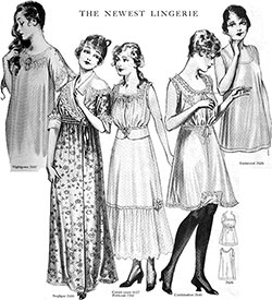 Styles in Lingerie and Kindred Lines for June 1915