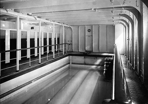 First Class Swimming Pool on the Titanic. 