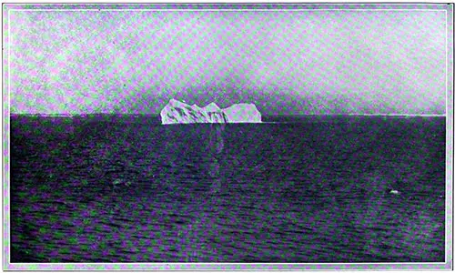 Akin to That Which Gave the RMS Titanic Her Death-Blow: An Iceberg. Which Was Probably Part of the Ice-Field Encountered by the Ill-Fated Vessel. 