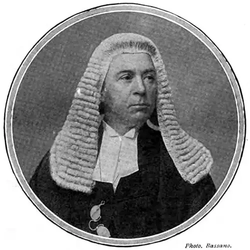 Lord Mersey, Presiding as Wreck Commissioner, over the British Court of Inquiry into the Titanic Disaster.