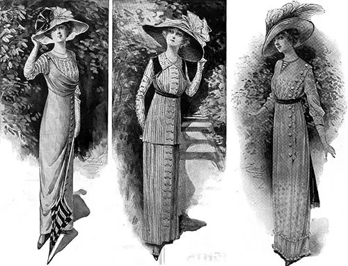 Three Fashions on the Titanic