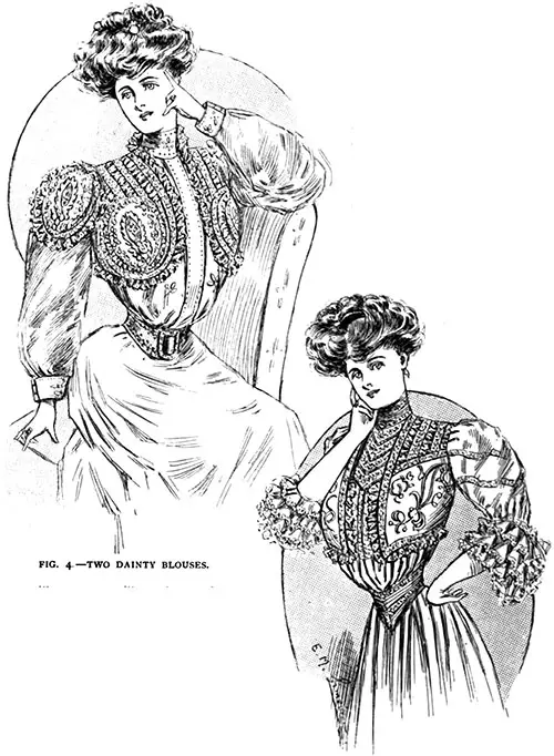 Figure 4: Two Dainty Blouses
