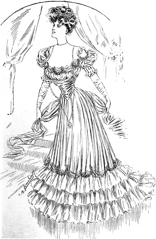 Figure 7: Delightful Ball Gown for a Debutante
