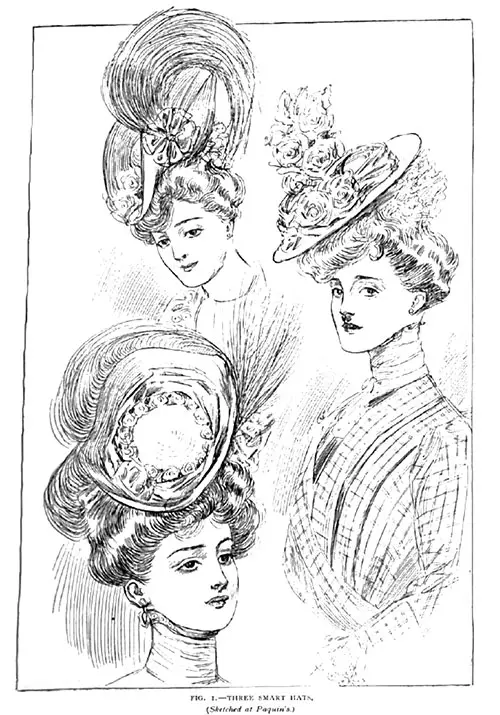 Figure 1: Three Smart Hats from Paquin's