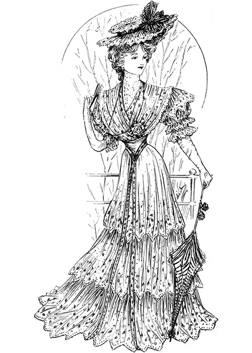 Figure 2: Lace Frock for Ascot