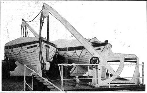 Old Life-Boat Davits Made Obsolete