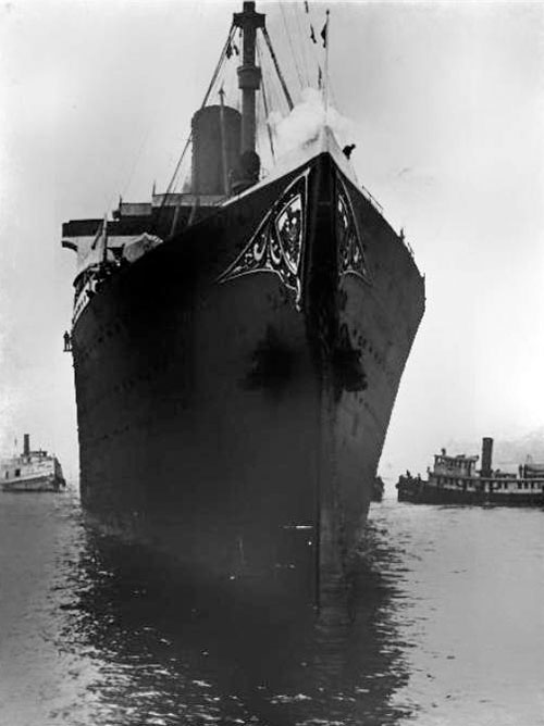 The SS Vaterland at Anchor off Quarantine