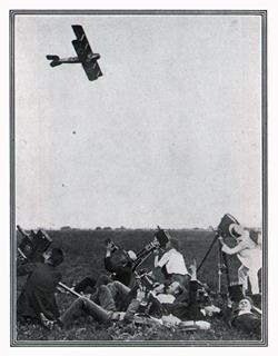 Filming A Flight circa 1920