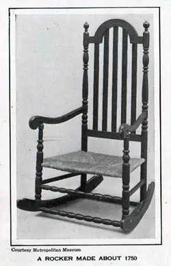 A Rocking Chair made circa 1750