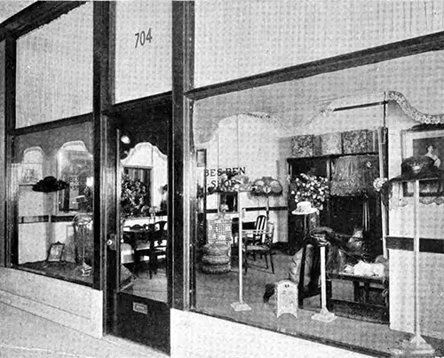 Hat Window Display 1921