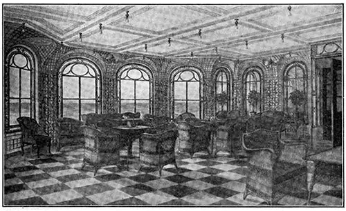 Verandah Cafe, Steamship Titanic