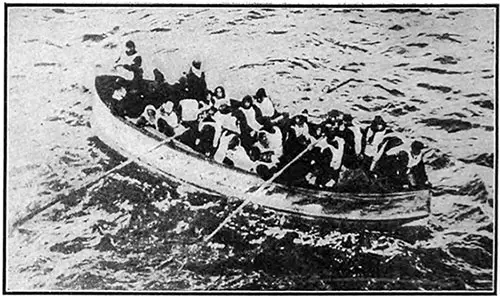 Titanic Survivors Photographed from the Carpathia.