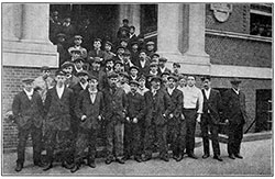 Some of the Crew Members of the RMS Titanic at the A.S.F.S. Institute.