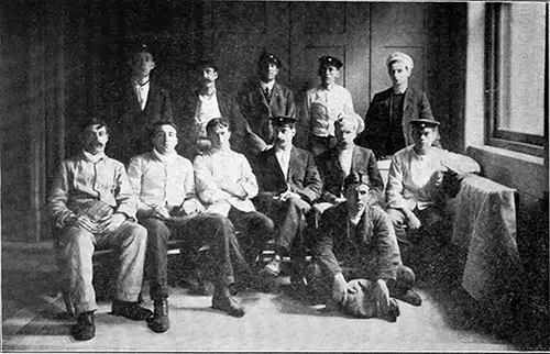Group Photo of Rescued Cooks and Stewards of the RMS Titanic