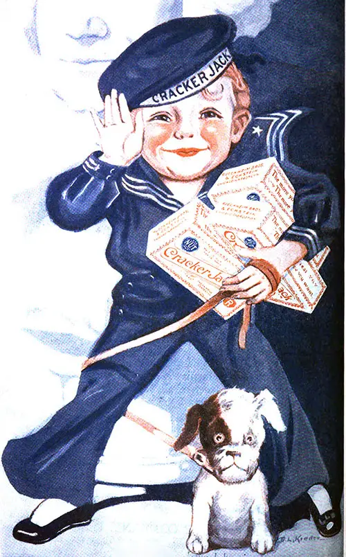 Cracker Jack Boy in Sailor Blue, February 1919