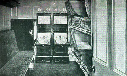 Second Class Two Berth Room on the Carpathia - the Most Luxurious on the Ship