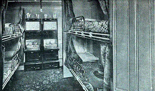 Second Class Four Berth Room on the Carpathia