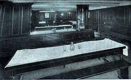 Third Class Smoking Room on the Carpathia