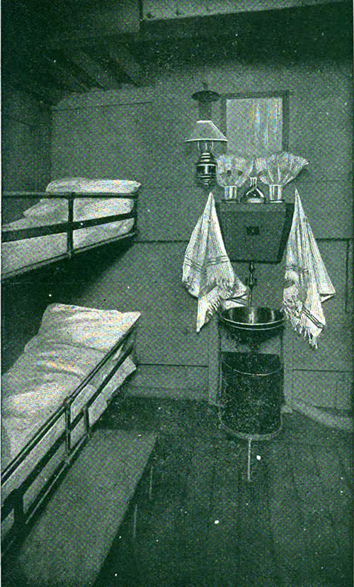 Third Class Two-Berth Room on the Carpathia