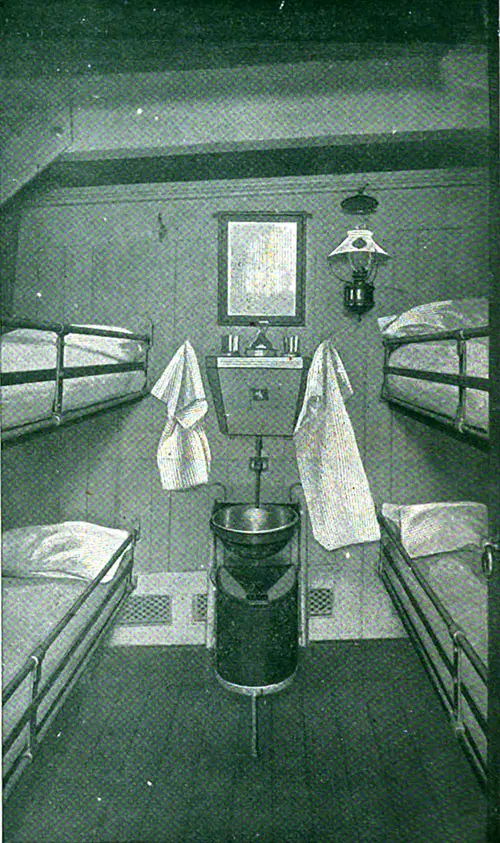 Third Class Four-Berth Room on the Carpathia