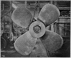 22-Ton Turbine Propellor on the RMS Titanic