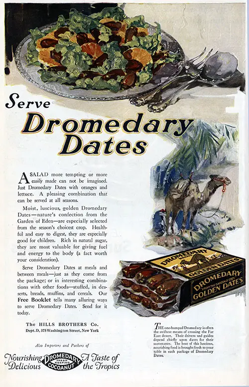 Serve Dromedary Dates on Salads