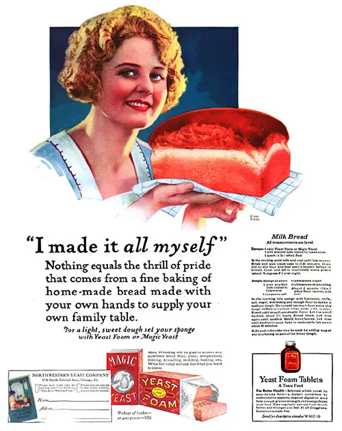 Yeast Foam & Magic Yeast - "I Made it All Myself" © 1923