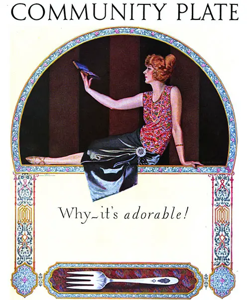 Community Plate Advertisement, Woman's Home Companion, November 1923.