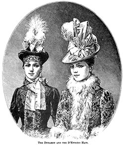 Dubarry and D'Estrées Hats