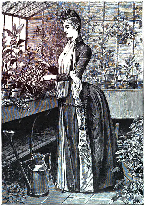 Sarah Bernhardt Tea Gown