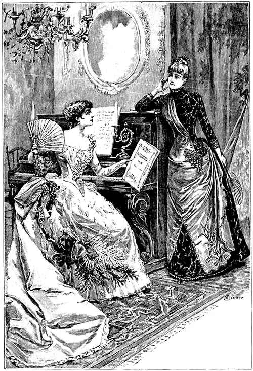Evening Dress And Visiting Costume