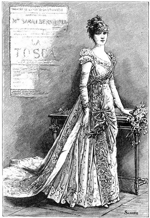 Mme. Sarah Bernhardt in "La Tosta" Act ii