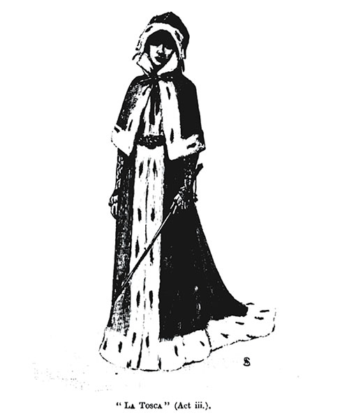 Mme. Sarah Bernhardt in "La Tosta" Act iii