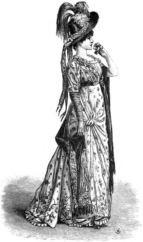 Mme. Sarah Bernhardt in "La Tosta" Act i
