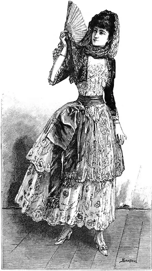 Mme. Patti in 'Le Babbier‘