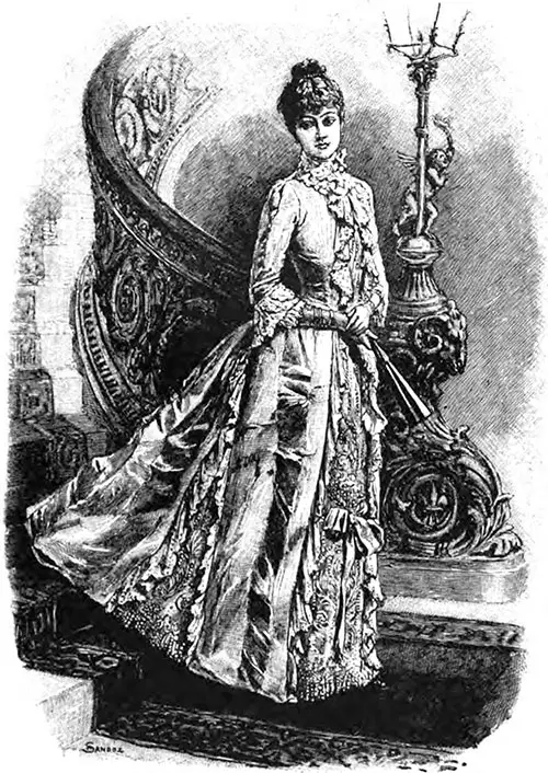 Tea-Gown, from the Maison Cély, Rue de la Paix.