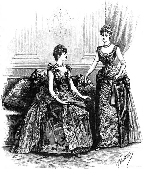 Evening Outfits, Designed by Mme. Eliza Nicole, New Bond Street