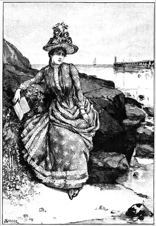 Seaside Costume designed by Mme. Rodrigues
