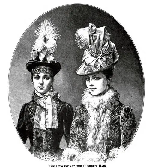 The Dubarry and the D'Estrées Hats. 