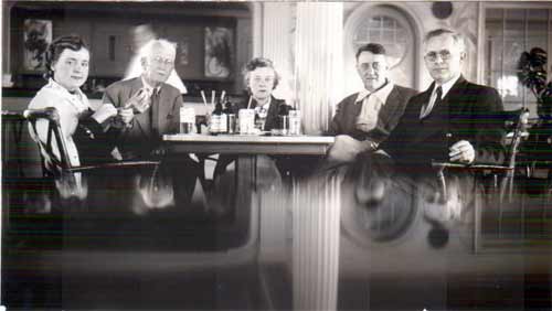 Passengers on board the SS Santa Rosa  - 25 December 1937