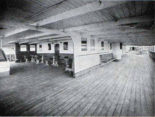 NAL Cabin Promenade Deck and Veranda Café, SS Stavangerfjord and Bergensfjord.