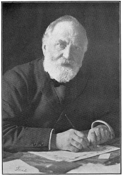 William Thomas Stead, Founder and Editor of the Review of Reviews, ca 1910.
