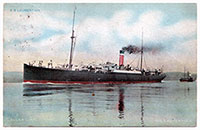 Vintage Postcard: Allan Line SS Laurentian (1908)