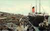 1900s Liner At Landing Stage - Liverpool